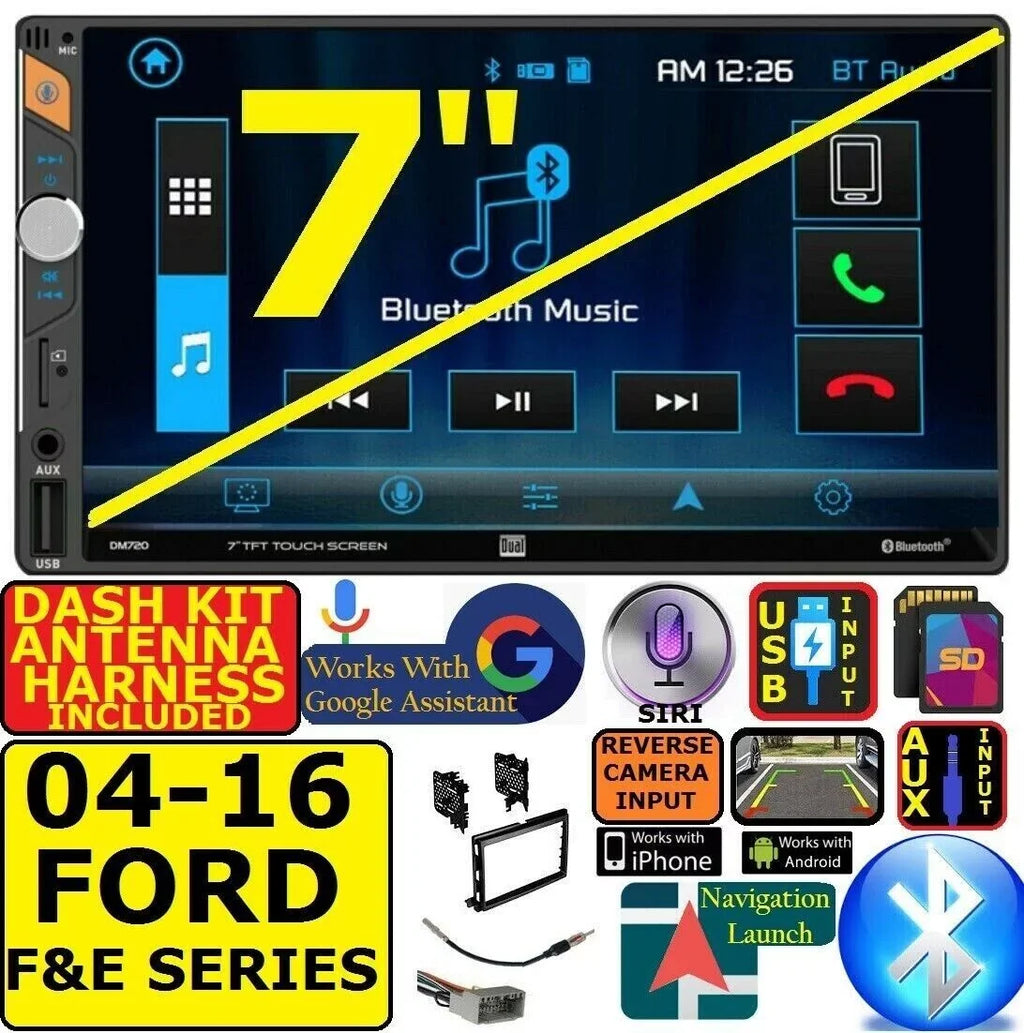 2004-2016 FORD F & E SERIES Bluetooth touchscreen USB CAR RADIO STEREO
