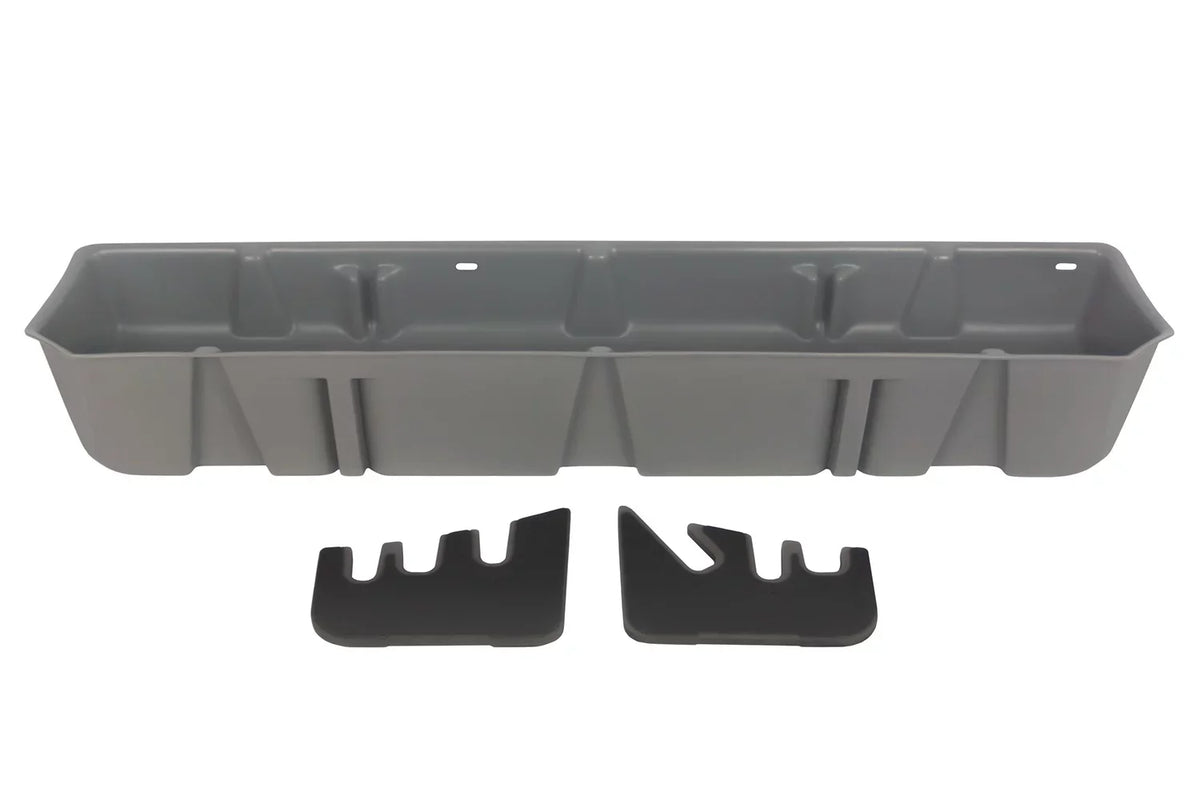 DU-HA 20111 DU-HA Underseat Storage; Incl. Gun Rack/Organizer; Light Gray; Fits select: 2015-2023 FORD F150, 2017-2022 FORD F250