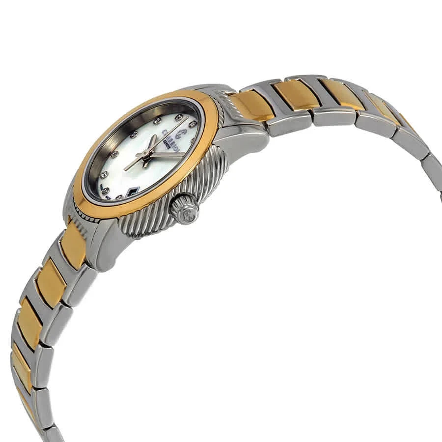 Charriol Parisii Diamond Mother of Pearl Dial Two-Tone Ladies Watch P26SY2.911.001