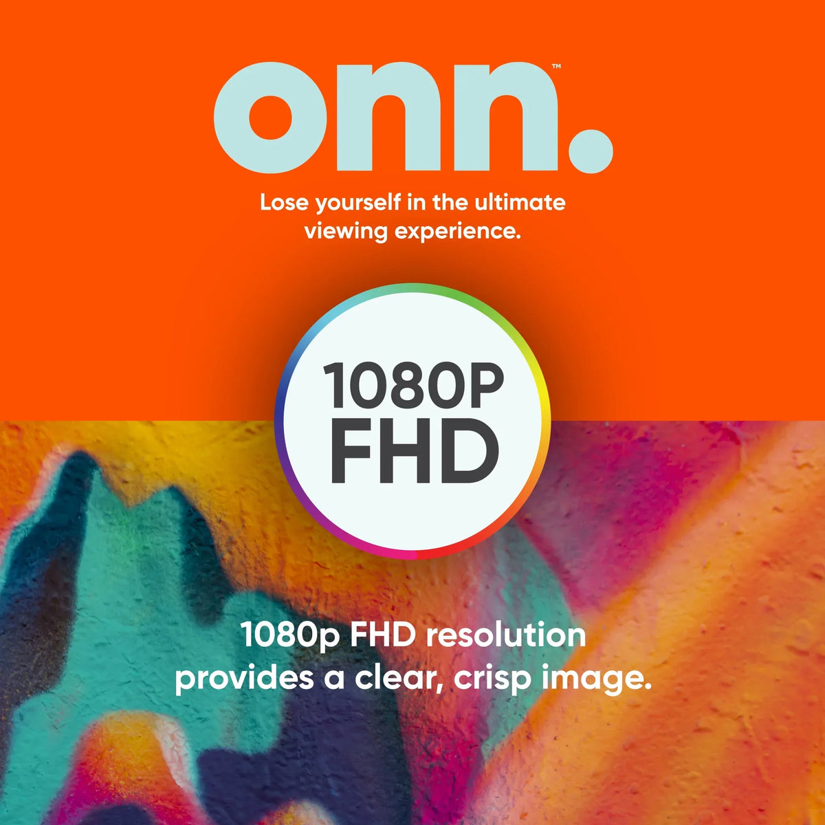 onn. 43” Class FHD (1080P) LED Roku Smart TV (100133209)