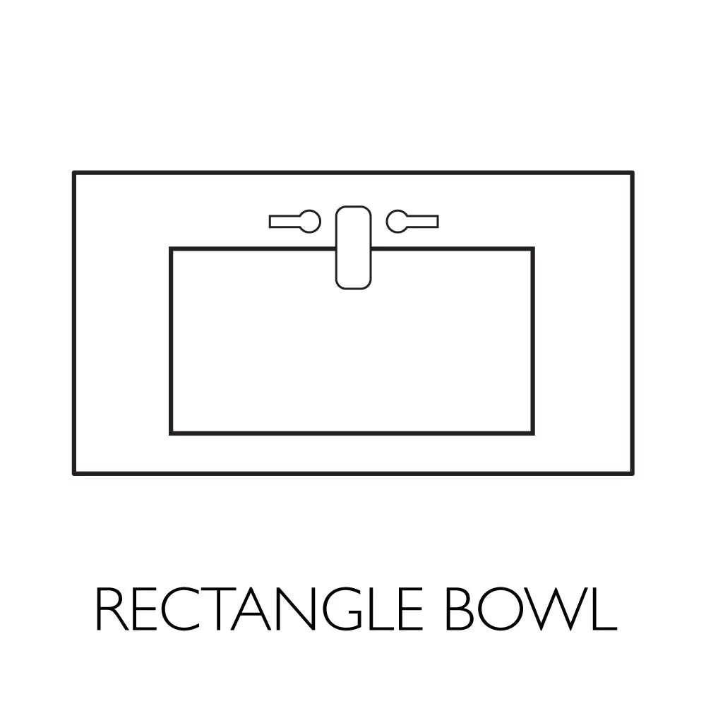 Pattern House 557678-WHT 61-inch Camilla Cultured Marble Centerset Mount Rectangle Double Bowl Vanity Top with Integrated Backsplash, Strong White