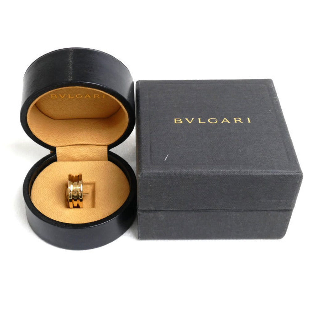 Pre-Owned BVLGARI Bvlgari K18YG Yellow Gold B-ZERO1 Three-Band Ring, Size 6.5, 47, 7.7g, Women's (Good)