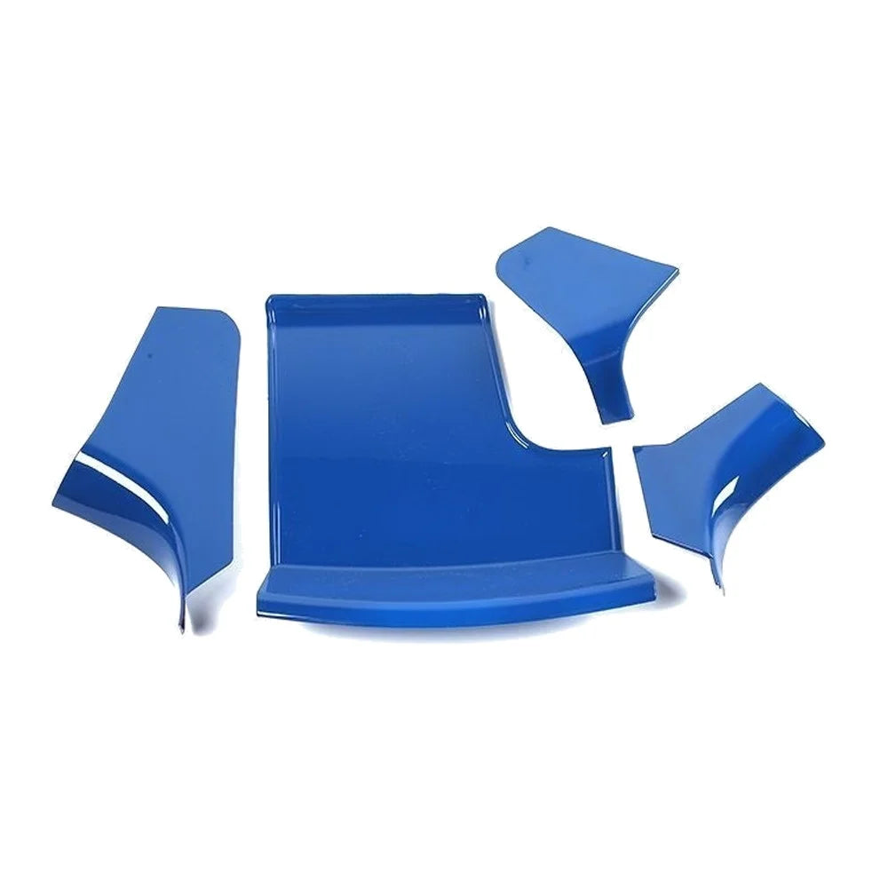 Teledu Blue ABS Center Console Gear Shift Storage Trim Panel