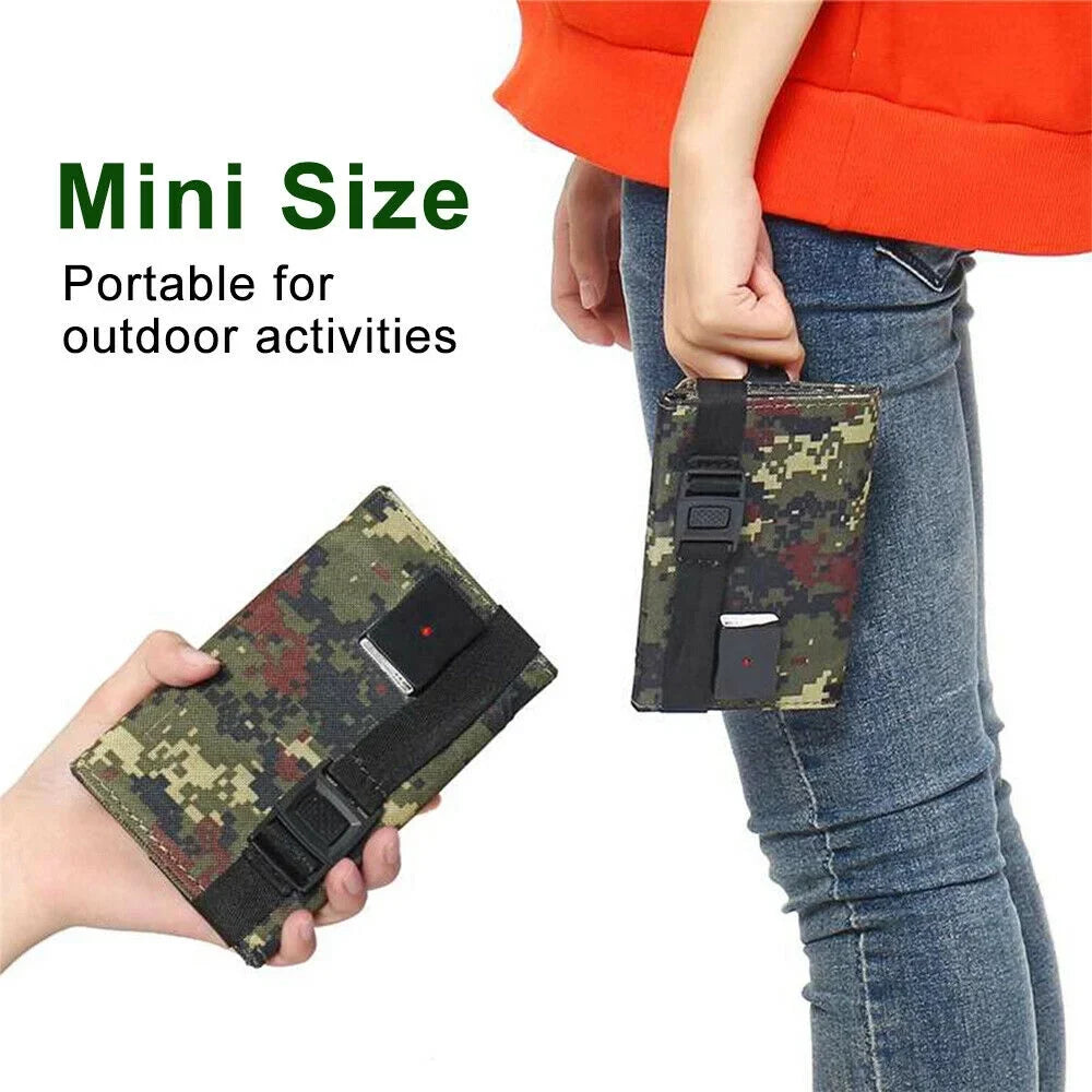 JahyElec New 80W USB Solar Panel Folding Power Bank Outdoor Camping Hiking Phone Charger
