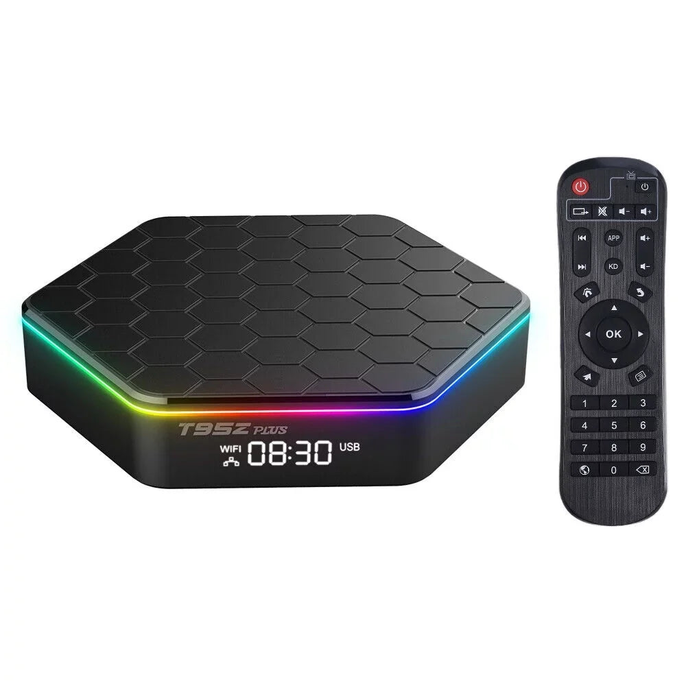 Jahy2Tech Quad Core 8K HD Video 64GB Memory 6K Stream Player 2023 T95Z Plus Smart Android 12.0 TV Box