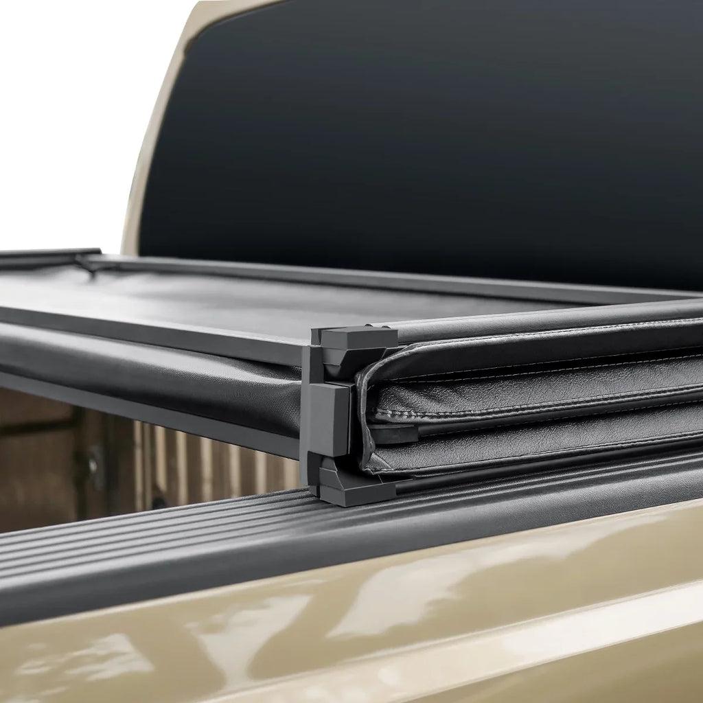 Auto Drive Soft Tri Fold Truck Bed Tonneau Protection Fits 04-12 Chevy Colorado / GMC Canyon 6Ft Bed