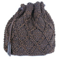 Pre-Owned Chanel Mesh Braided Leather Brown Women's Shoulder Bag (Good)