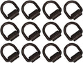 Raparts Twelve (12) 1/2" Weld-On D-Rings Tie Down Lashing Ratchet Flatbed Truck Trailer Cargo Strap
