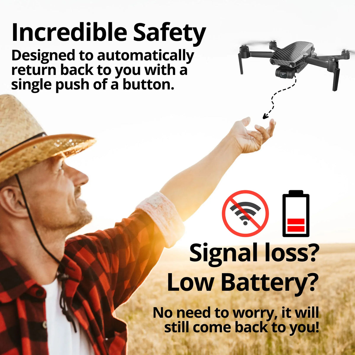 The Bigly Brothers Voyager Zino Drone, 249 Grams, 10km Range, 4K Ultra HD 30fps Camera, 3-Axis Ultra Stable Gimbal, 135mins Flight Time AI-Powered Follow Me, Big Baller Combo!