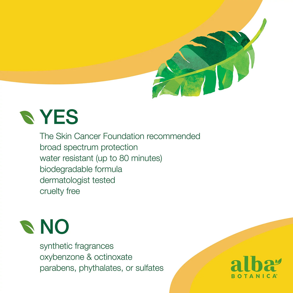 Alba Botanica Sunscreen For Face And Body, Fragrance-Free Hawaiian Sunscreen Spray, Broad Spectrum Spf 70 Sunscreen, Water Resistant And Biodegradable, 5 Fl. Oz. Bottle