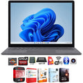 Microsoft 5PB-00027 Surface Laptop 4 13.5" AMD Ryzen 5 8GB/256GB Touch, Platinum Bundle with Elite Suite 18 Software + 1 Year Protection Warranty