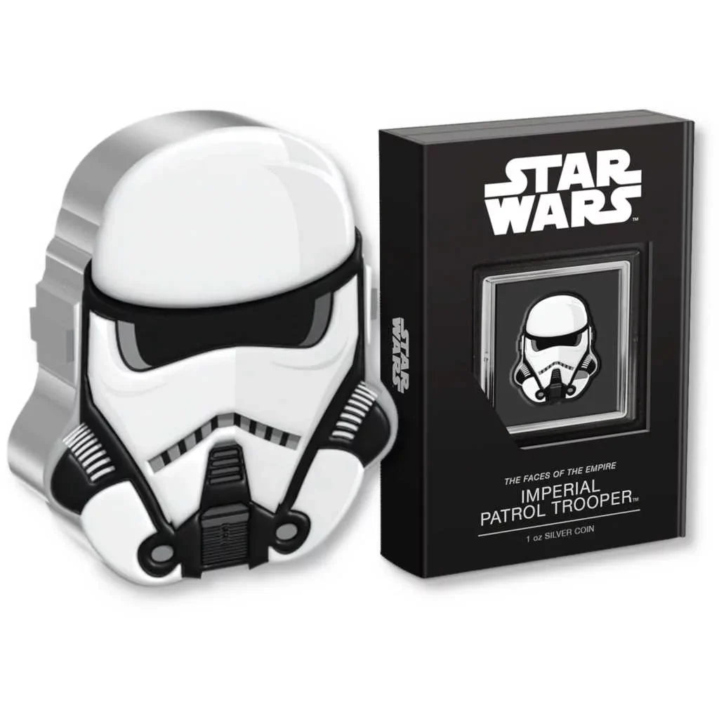 Star Wars Imperial Patrol Trooper Silver Proof 2022 Niue COA SKU:OPC17