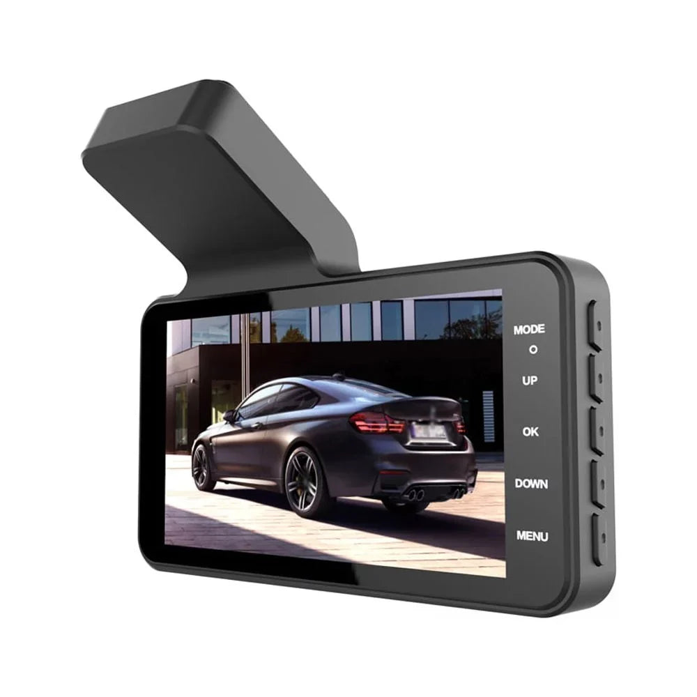 Shinysix 1080P DVR Dash Camera 4 Inch Car Dashcam Driving Recorder 170° Wide Angle with Touchscreen Support Night-Vision Loop Recording Motion Detection Reversing Picture