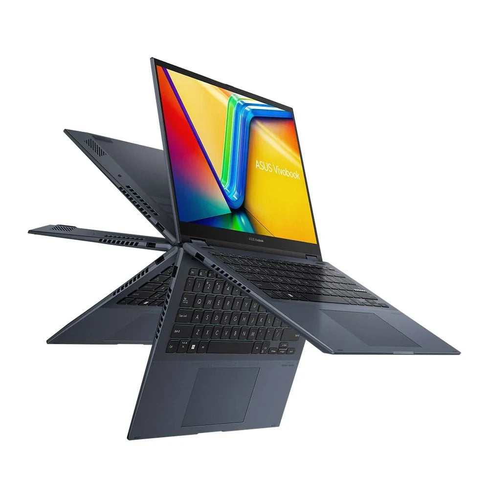 ASUS Vivobook S Flip TP3402ZA-OS34T 14" 2-in-1 Laptop Computer Quiet Blue Intel Core i3 12th Gen 1220P 1.1GHz Processor 8GB DDR4 RAM 256GB Sturdy State Drive Intel UHD Graphics WiFi BT Windows 11 Home