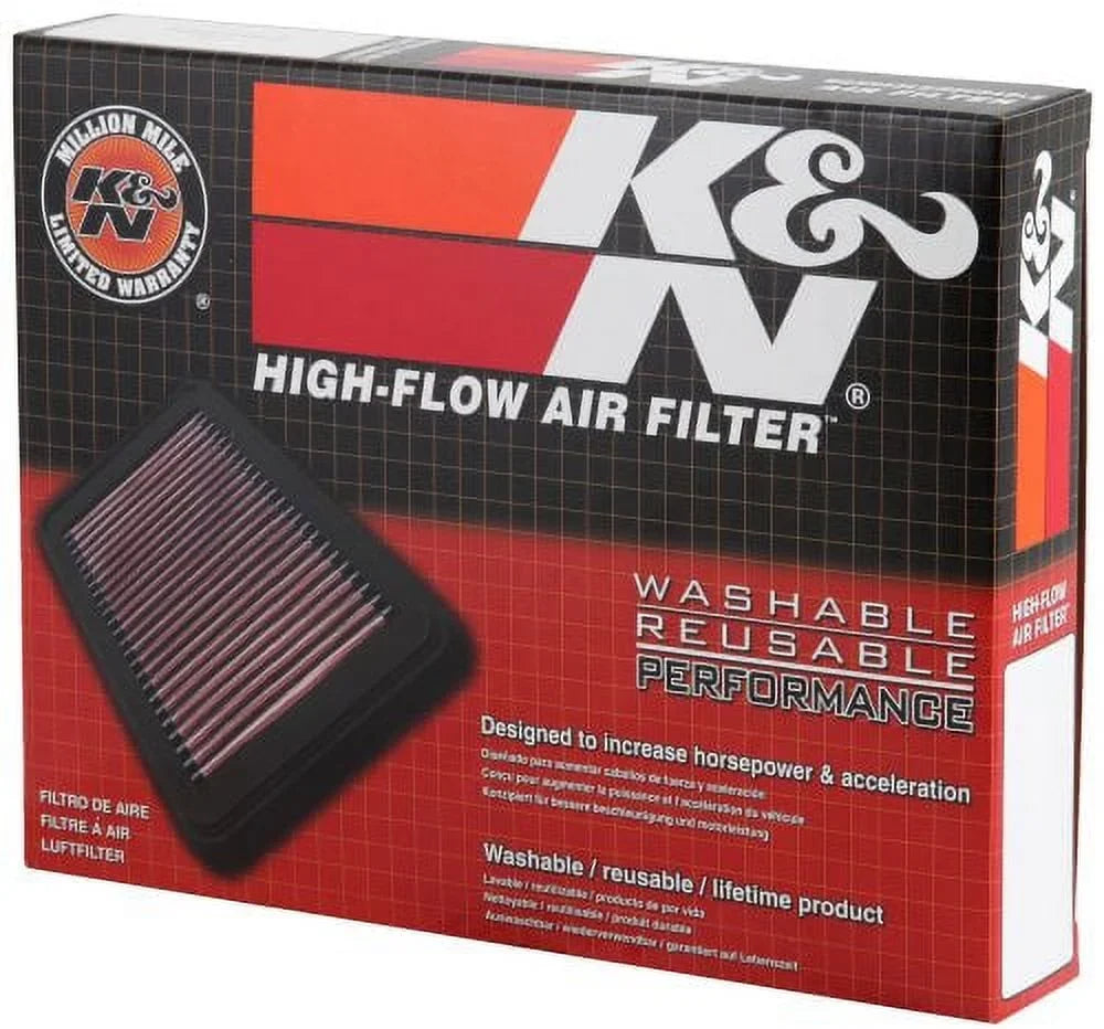 K&N Engine Air Filter: High Performance, Premium, Washable, Replacement Filter: 2007-2019 Nissan/Infiniti/Suzuki/Fiat V6 (370Z, FairladyZ, Skyline 370 GT, QX50, Q40, Q60, G37, EX37), 33-2399