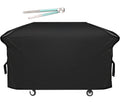 Heavy Duty 600D Polyester Enclosure Fits 5482 Blackstone 36 inches Griddle Cooking Station with Hood,Also for Blackstone 28 inch XL,Outdoor Flat Top Gas Grill Enclosure with Straps