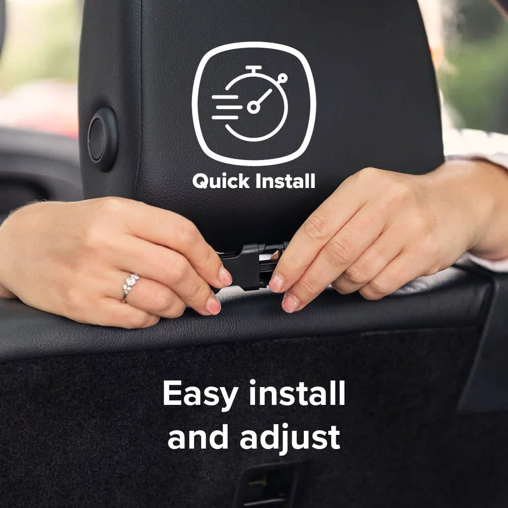 Diono Ultra Mat Car Seat Protector, Crash Tested, Water Resistant, Gray