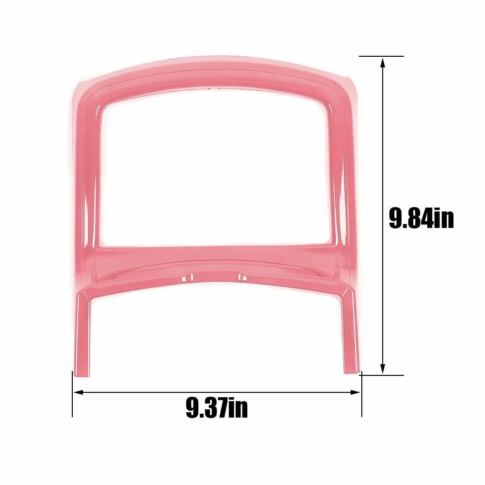 Teledu Inner Central Console Cup Holder Panel Trim Protection + Pink