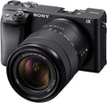 Restored Sony Alpha a6400 Mirrorless Camera & 18-135mm Lens - E Mount Compatible Cameras - ILCE-6400M/B (Refurbished)