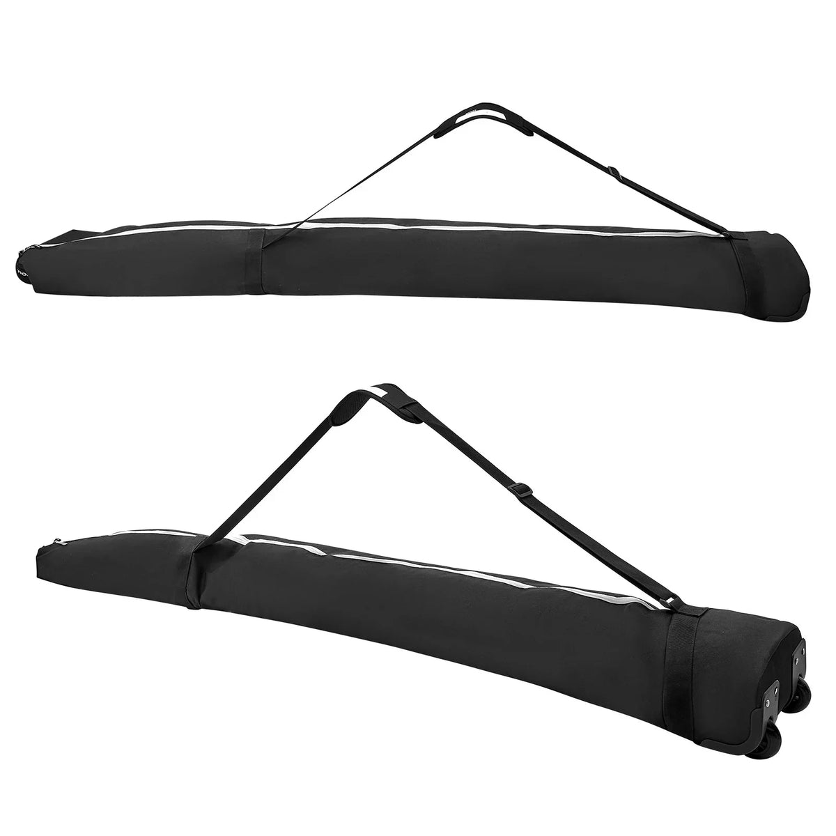 ammoon Sturdy Roller Snowboard Bag with Wheels Waterproof Ski Equipment Storage Bag for Winter