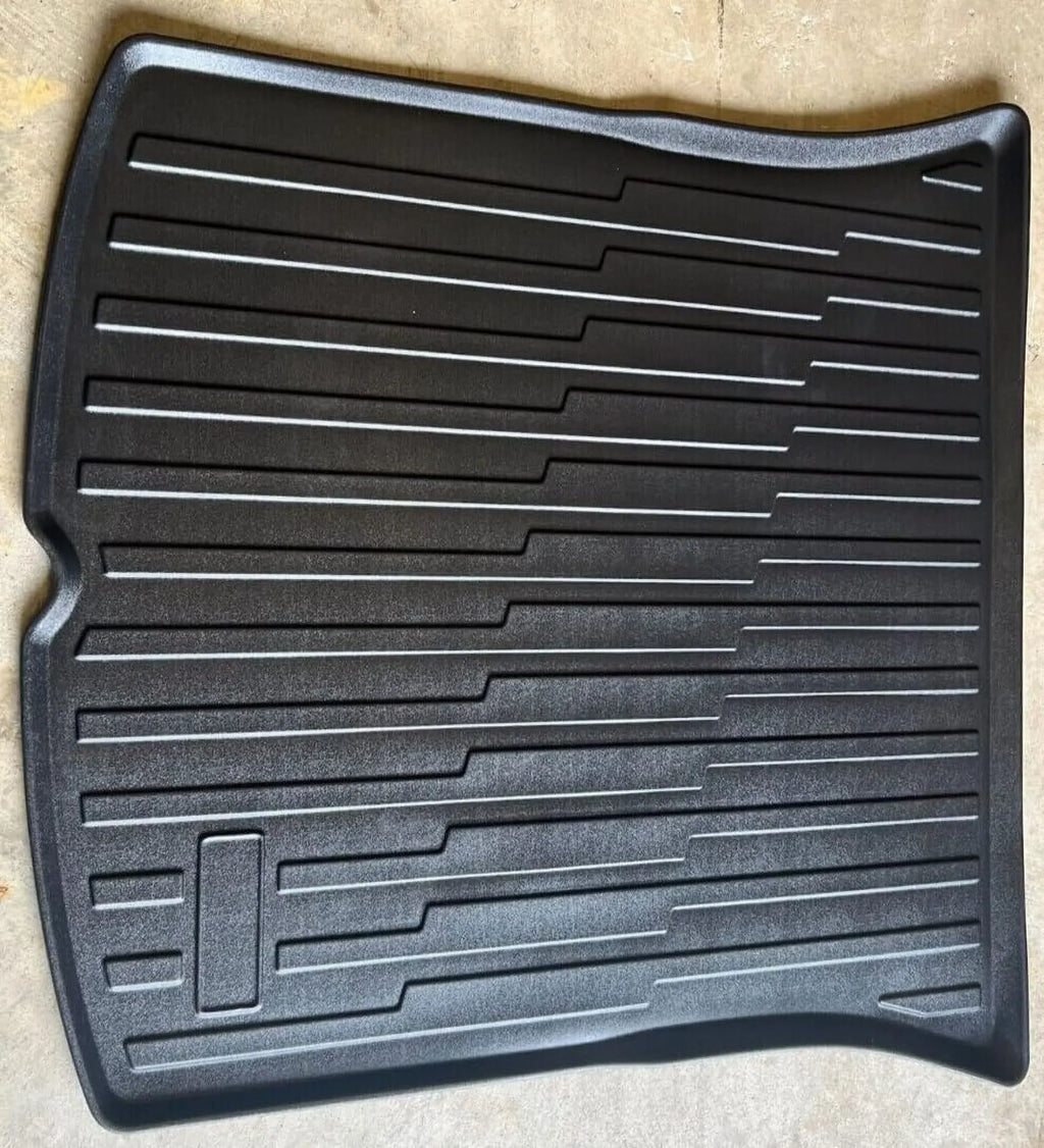 EACCESSORIES EA Cargo Liner – Trunk Mat for Tesla Model Y 2020-2024 – Weather-Resistant Trunk Mats for Cars with Raised Lip – Non-Slip Car Trunk Mat Tray Pad Boot – Laser Pre-Cut Style