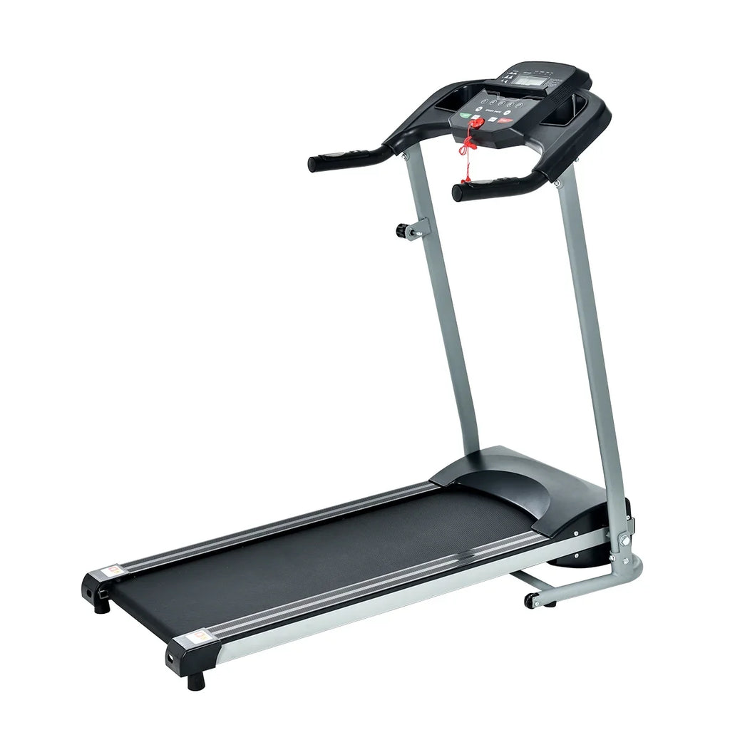 Relife Folding Treadmill with Device Holder + Bottle Hold, Electric Treadmill with 40” x 14” Running Belt, Heart Rate Monitor, Easy Assembly, 1.5HP, Compact Style for Home