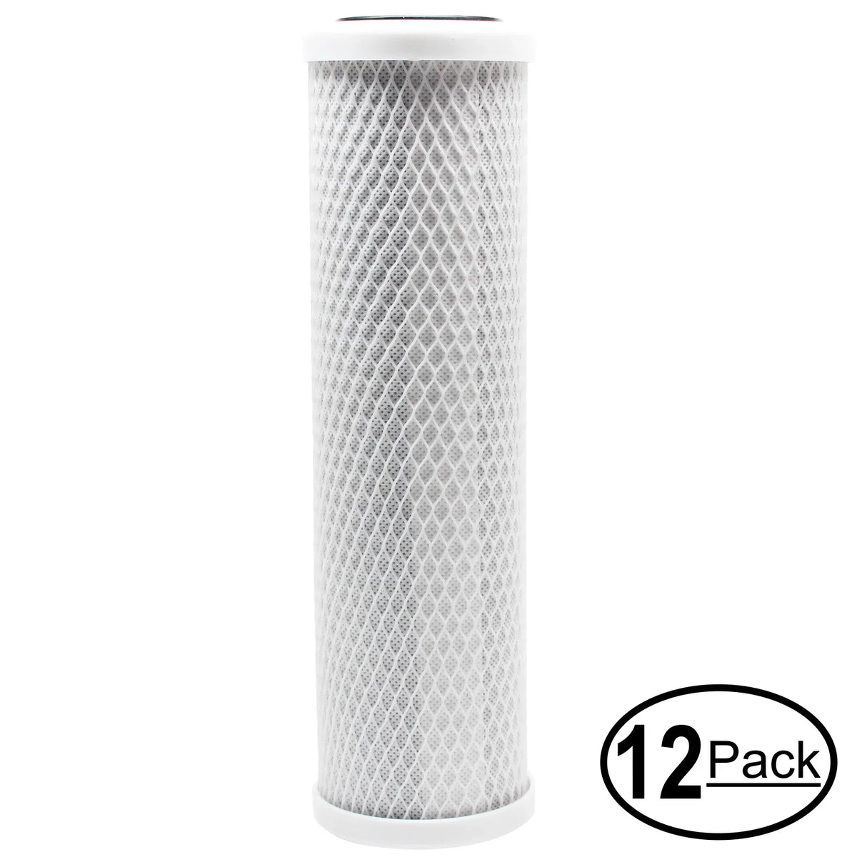 16-Pack Replacement for Bulk Reef Supply 200412 Activated Carbon Block Filter - Universal 10 inch Filter for Bulk Reef Supply 6 Stage RO/DI System - Denali Pure Brand