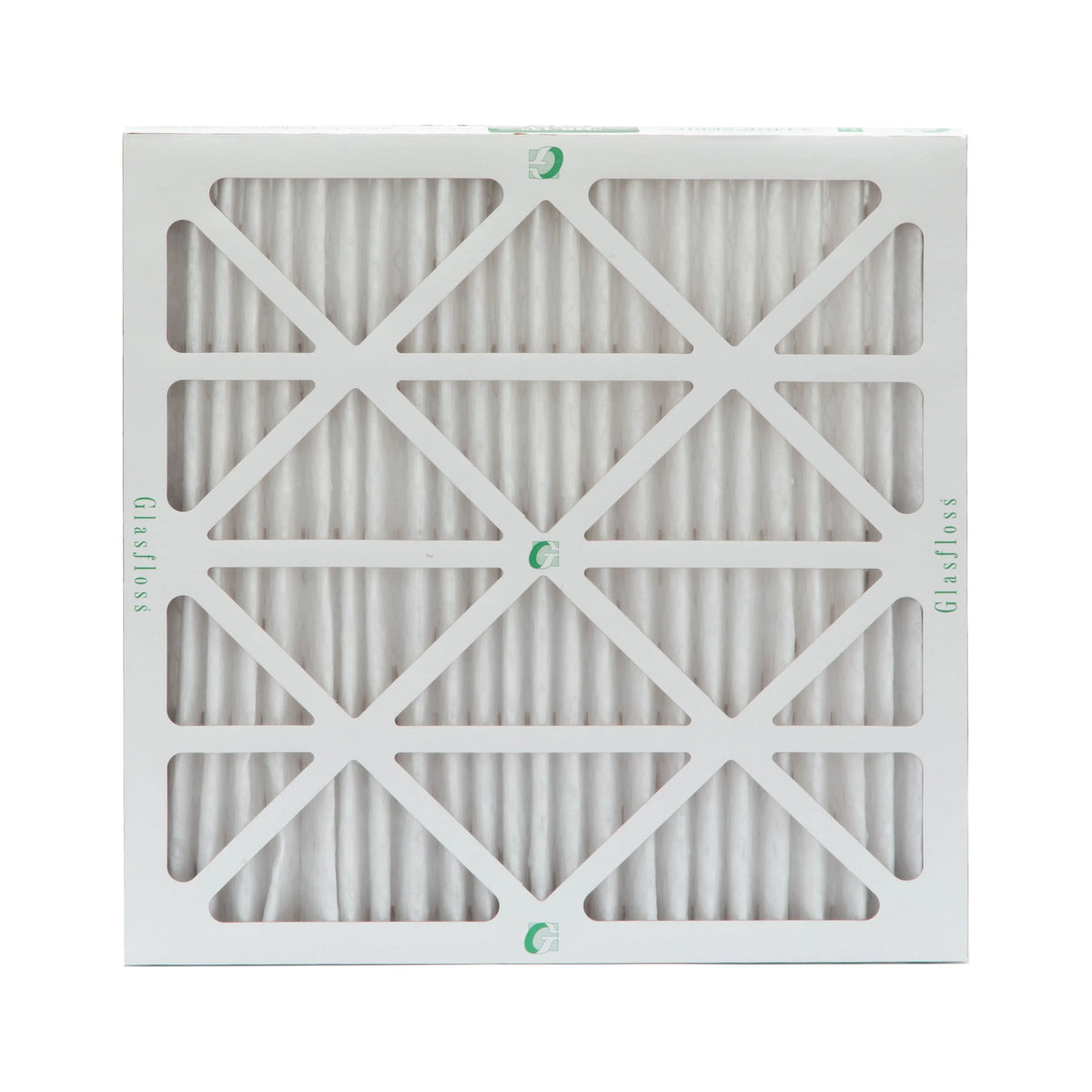 3 Pack of 20x20x2 MERV 13 Pleated 2" Inch Air Filters by Glasfloss. Actual Size: 19-1/2 x 19-1/2 x 1-3/4