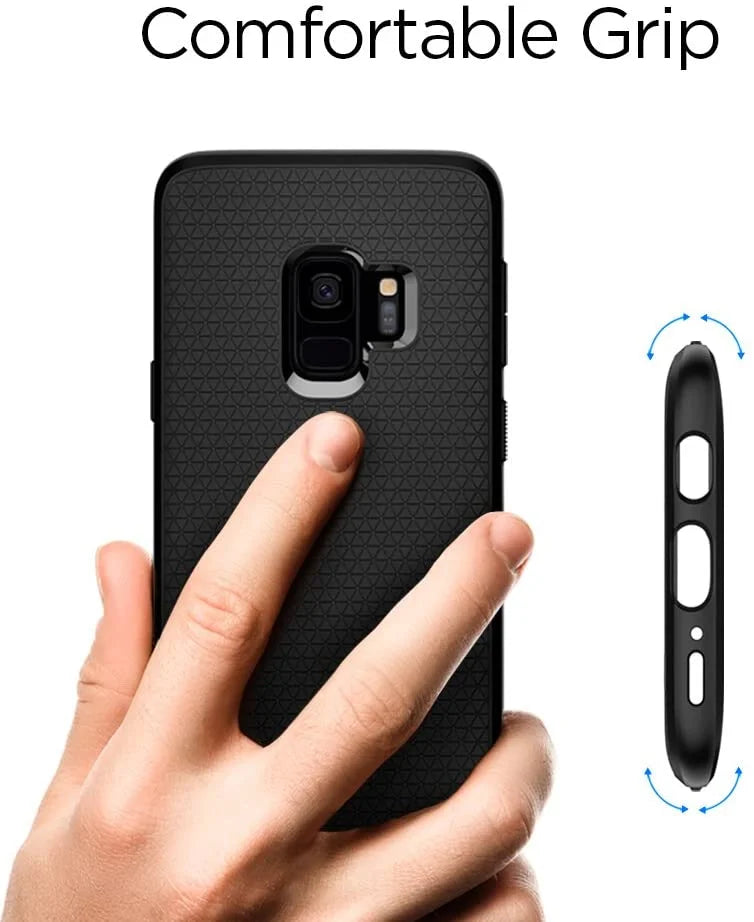 Spigen Liquid Air Armor Style for Samsung Galaxy S9 Case (2018) - Matte Black