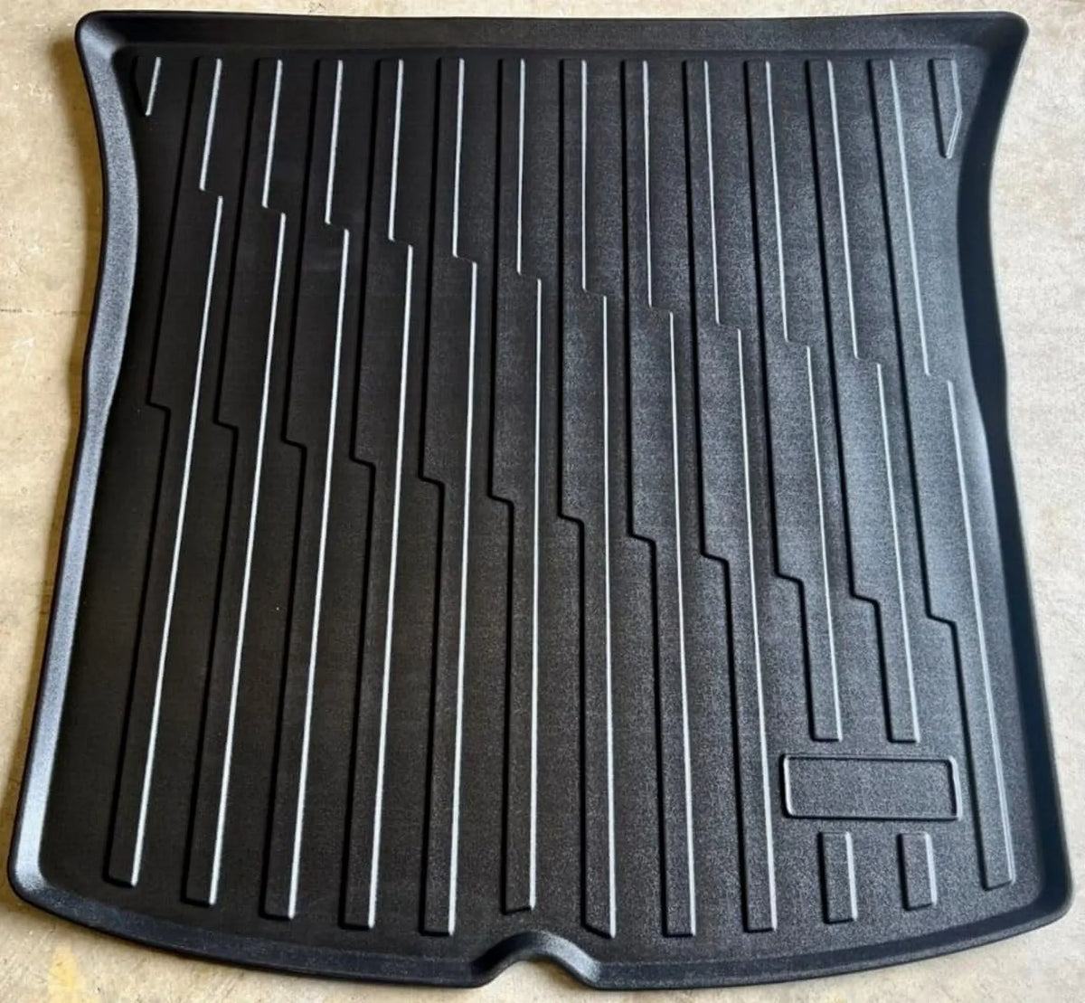 EACCESSORIES EA Cargo Liner – Trunk Mat for Tesla Model Y 2020-2024 – Weather-Resistant Trunk Mats for Cars with Raised Lip – Non-Slip Car Trunk Mat Tray Pad Boot – Laser Pre-Cut Style
