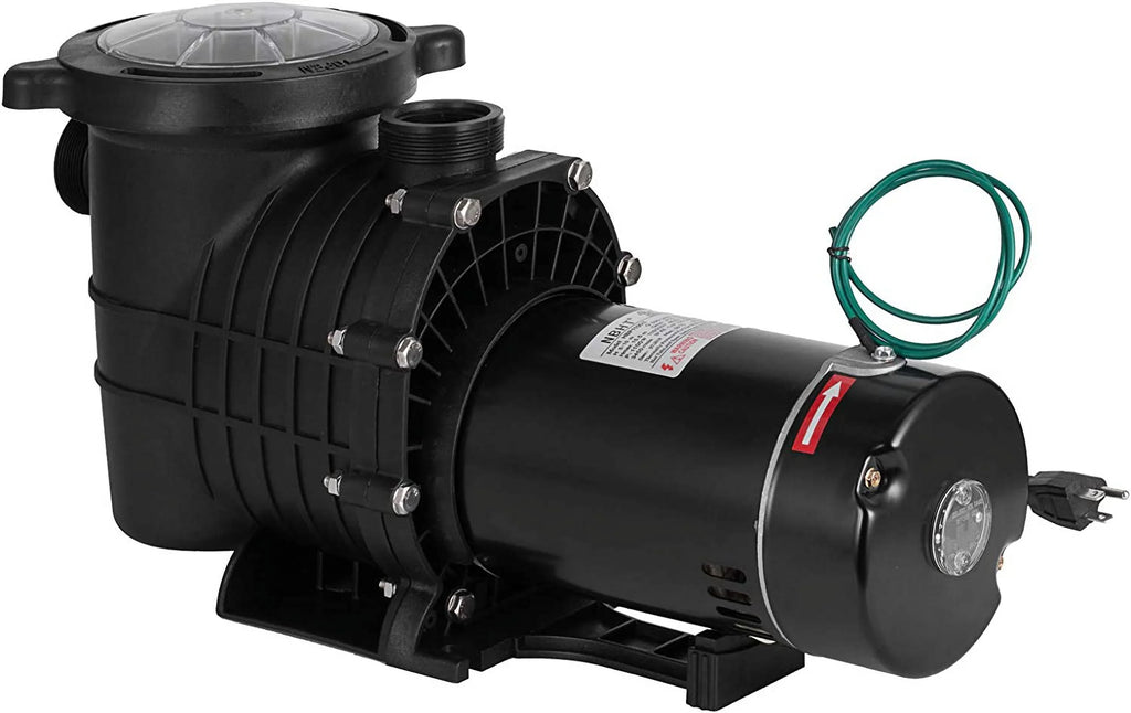 Self Primming Pool Pump, Inground Above Ground Swimming Pool Pump Upgraded 110V/220V Dual Voltage, 1100W 60HZ Single Speed Pumps With Strainer Basket Silent Operation