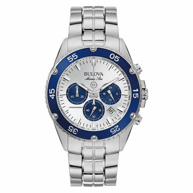 Bulova Marine Star Chronograph Stainless Steel Quartz Men's Watch