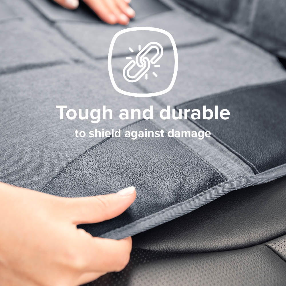 Diono Ultra Mat Car Seat Protector, Crash Tested, Water Resistant, Gray