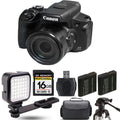 Canon PowerShot SX70 HS Digital Camera + Extra Battery + LED - 16GB Kit