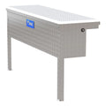 UWS TBSM-48-LP Side Mount Series Single Lid Tool Box; L 48 in. x W 11.25 in. x H 11 in.; Low Profile; Brite Aluminum; Mounting Hardware Not Included;