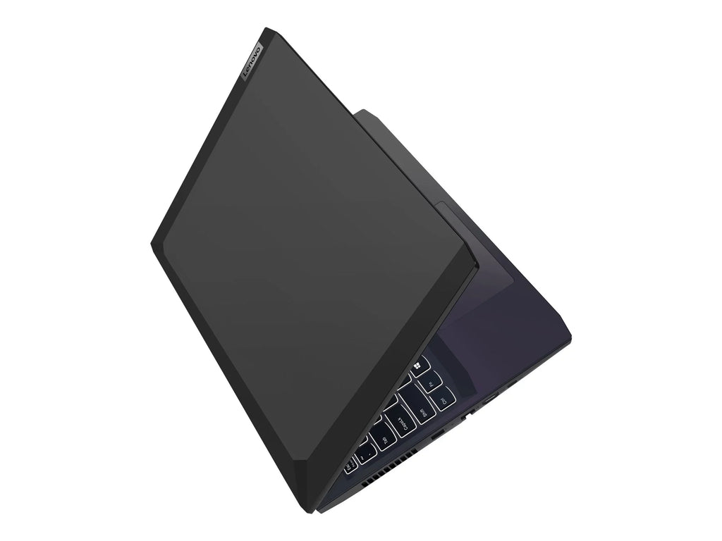 Lenovo IdeaPad Gaming 3 15ACH6 82K2 - 180-degree hinge Arrangement - AMD Ryzen 5 - 5600H / up to 4.2 GHz - Win 11 Home - GF GTX 1650 - 8 GB RAM - 512 GB SSD NVMe - 15.6" IPS 1920 x 1080 (Full HD) @ 120 Hz - 802.11a/b/g/n/ac/ax - shadow black - kbd: US