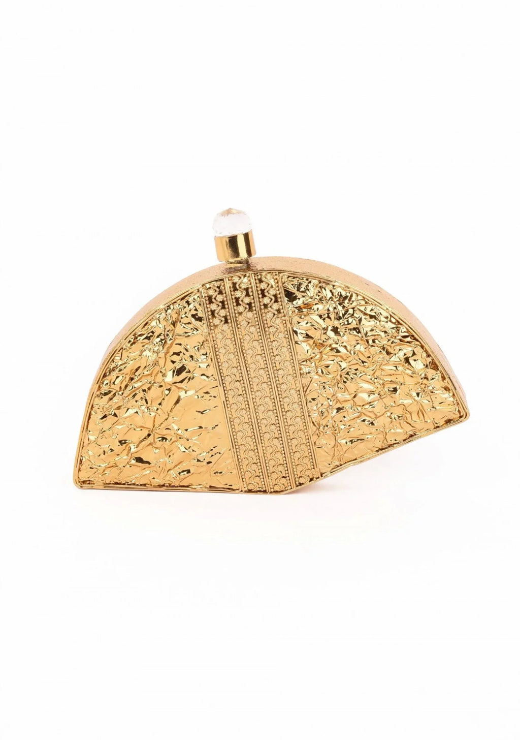 Different Craft India Handcrafted original/natural Seashell inlaid Clutch bag Gold Wedding Arrangement Handbag for Women