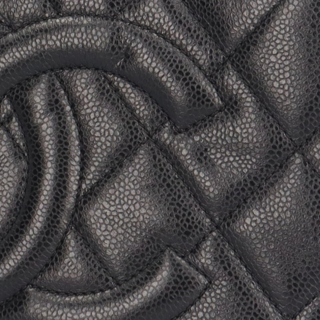 Pre-Owned CHANEL Cocomark Matelasse Shoulder Bag Caviar Skin A67294 Black Women's Chain BRB10010000013230 (Good)