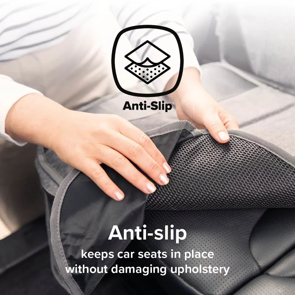Diono Ultra Mat Car Seat Protector, Crash Tested, Water Resistant, Gray