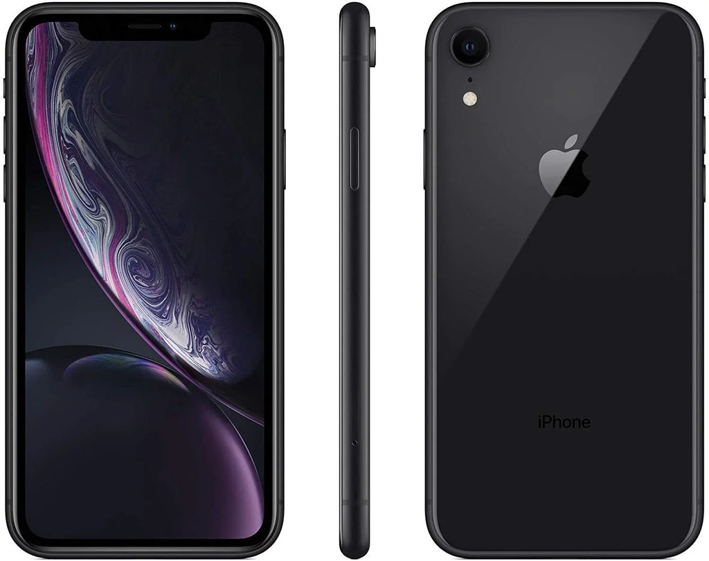 Restored Apple iPhone XR A1984 (Fully Unlocked) 64GB Black w/ Gift Box (Refurbished)