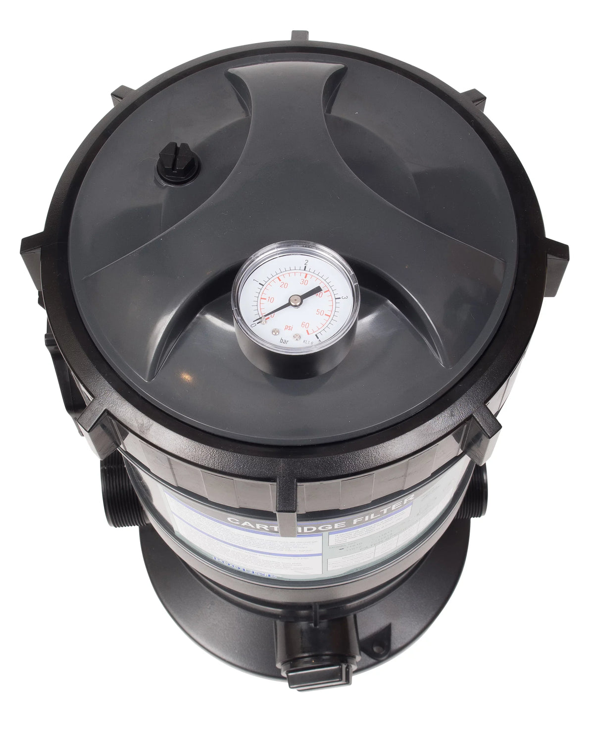 Cartridge Filter System with Pressure Gauge for Swimming Pools 60SF