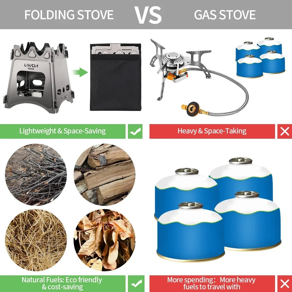 Lixada Outdoor Stove,StovePicnic Lumber Stove Portable Stove Stove Jinmie Stoves Portable Stove Bbq Buzhi Siuke