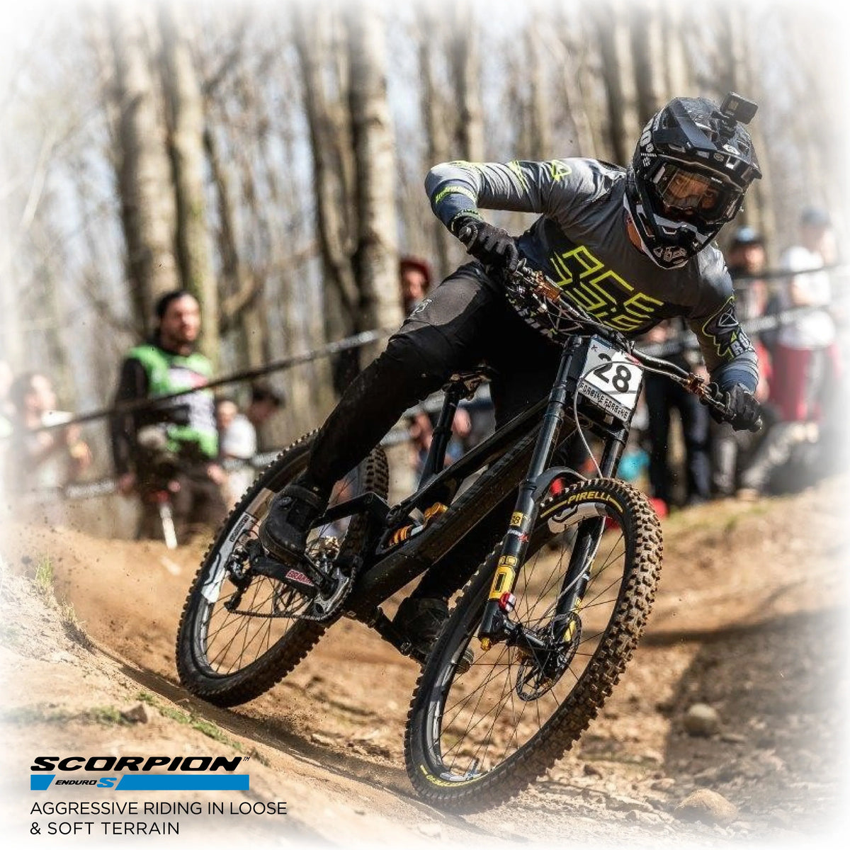 Pirelli Scorpion Enduro S Classic 29" x 2.6 Mountain Bicycle Tire Unmatched Grip and Reliability for Extreme Enduro Riding, Tubeless Ready Clincher TLR, Enduro HardWall MTB Casing + SmarTUBE 23/32-622