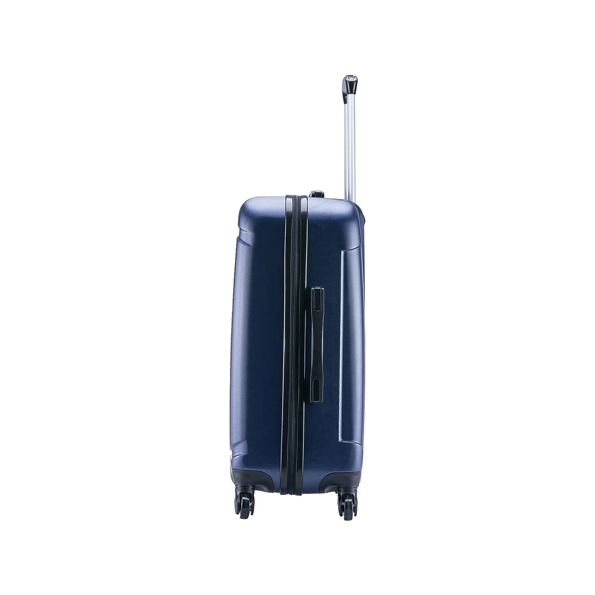 InUSA Pilot Medium Plastic 4-Wheel Spinner Luggage Blue (IUPIL00M-BLU)