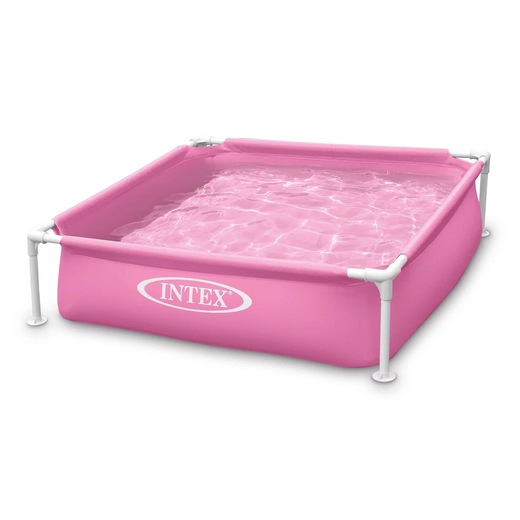 Intex Mini Framed Beginner Outdoor Kiddie Swimming Pool, Color Varies