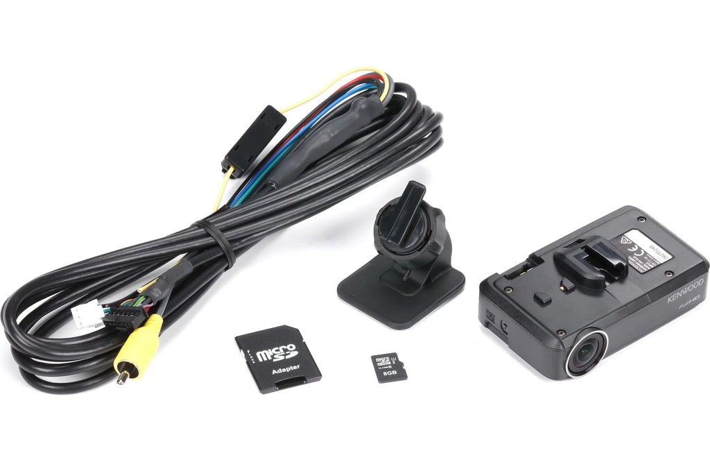 Lumber DMX9708S In Dash Car Receiver 6.95" Touch Screen CarPlay Android Auto & DRV-N520 Dash Cam Combo