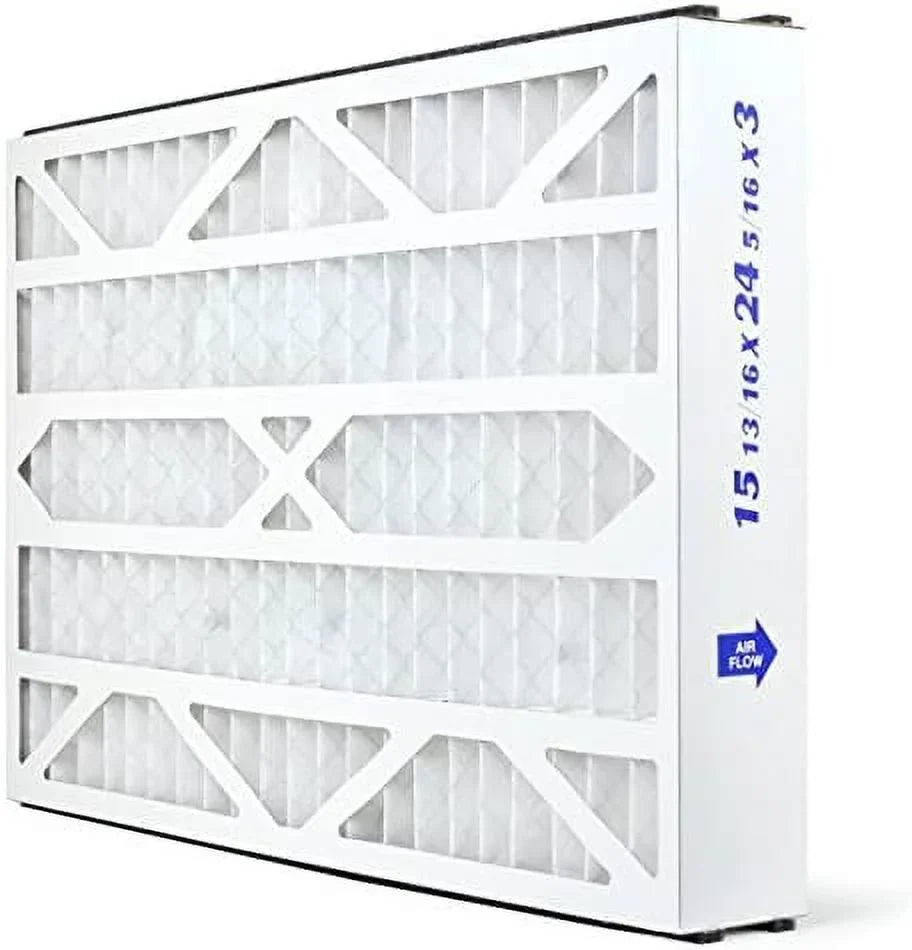 16x25x3 MERV 8 HVAC AC Furnace Air Filter Replacement for Air Bear Trion 255649-101, Dust 3-Pack, Made in the USA