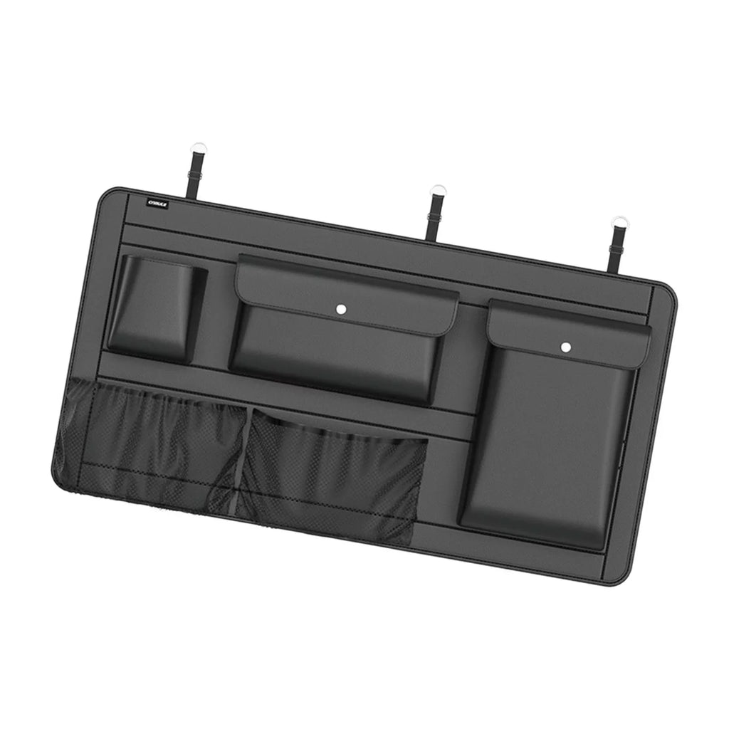 Car Back Seat Trunk Hanging Organizer 90cmx45cm Saving Space Easily Install Long-lasting with Multiple Pockets for SUV Truck