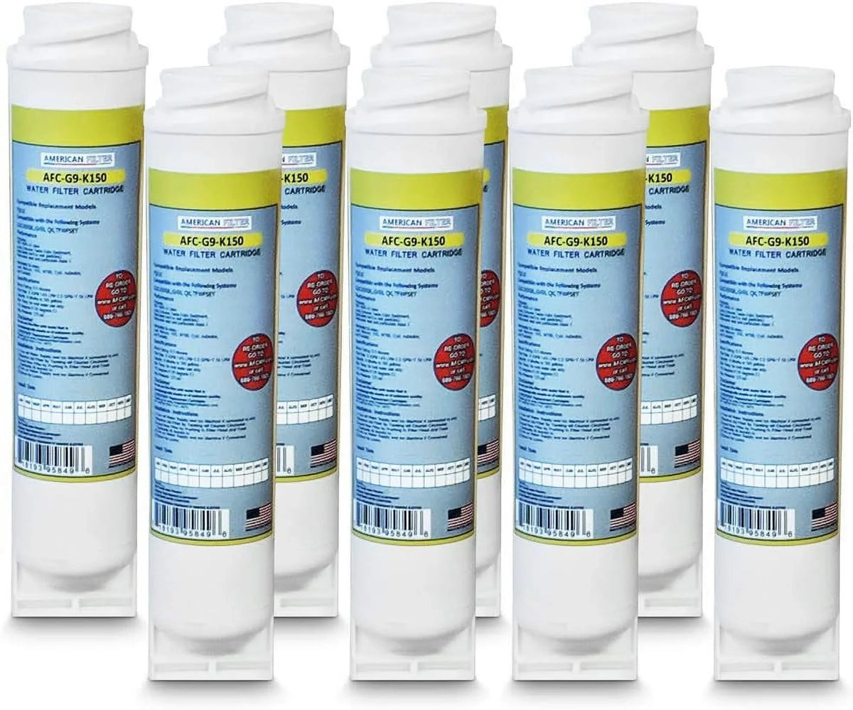AFC Brand, Water Filter, Model # AFC-G9-K15, Compatible With (R) FQK1K Filters 8-Pack