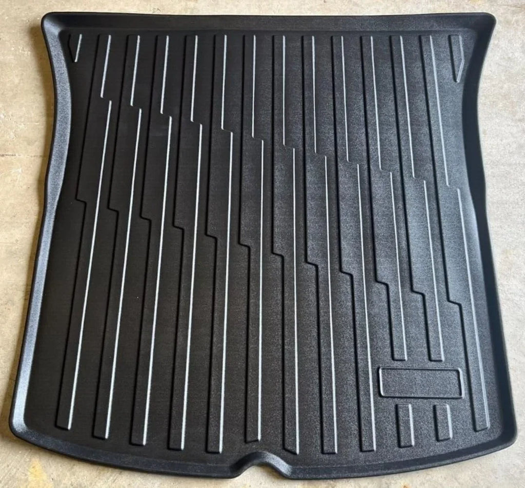 EACCESSORIES EA Cargo Liner – Trunk Mat for Tesla Model Y 2020-2024 – Weather-Resistant Trunk Mats for Cars with Raised Lip – Non-Slip Car Trunk Mat Tray Pad Boot – Laser Pre-Cut Style